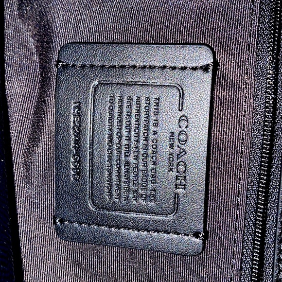 Coach brown and black signature tote - Picture 4 of 7